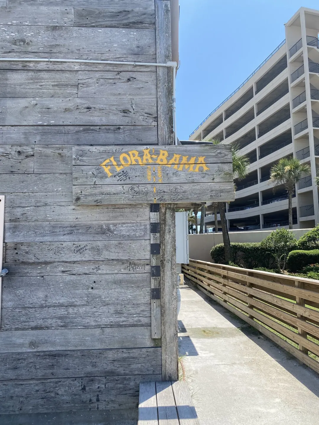 The Flora-Bama boardwalk